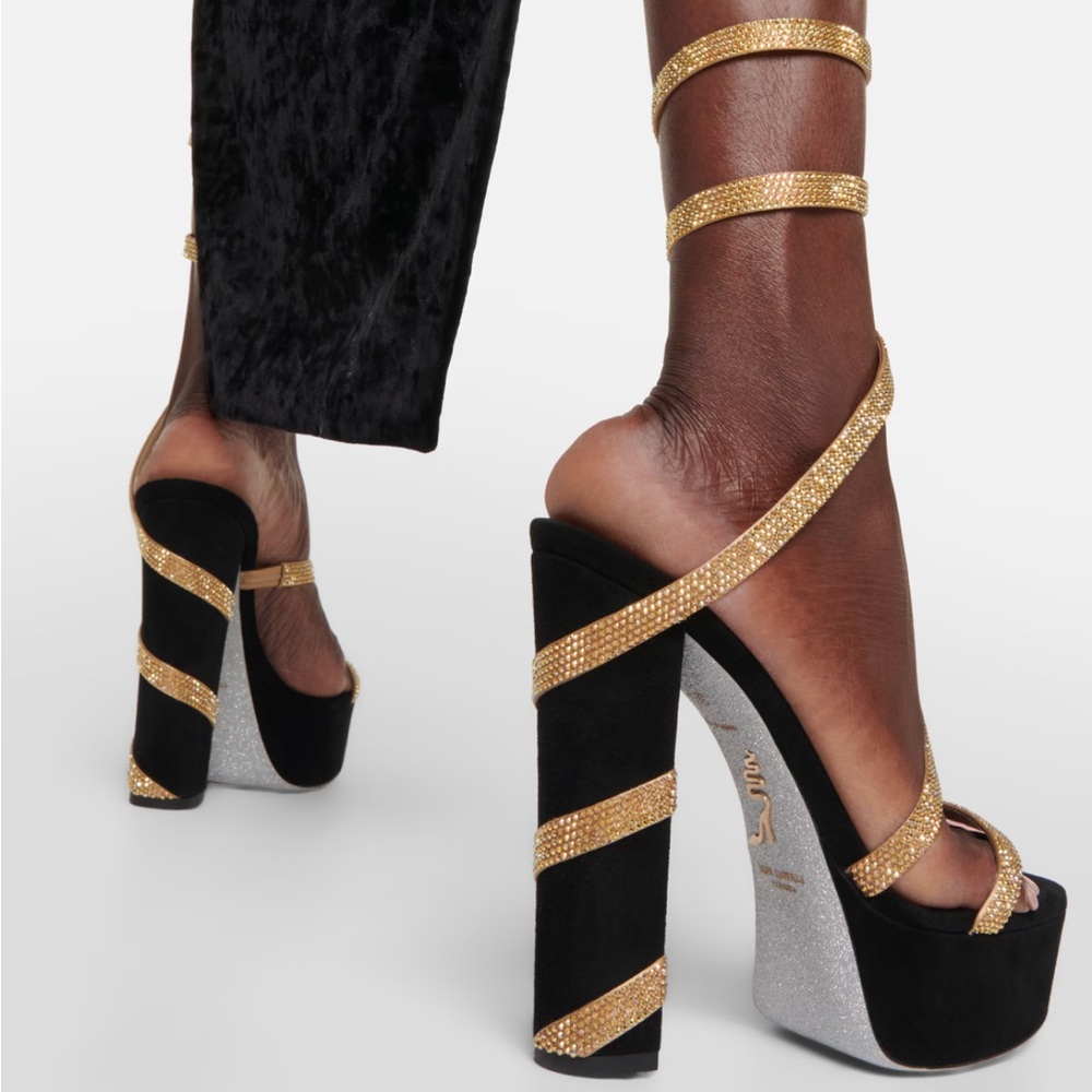 Rene Caovilla platform heels - Picture 3 of 8